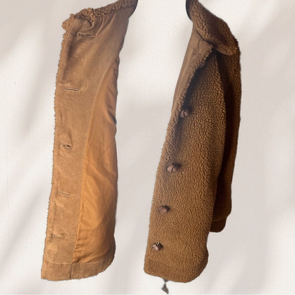 H&M Faux shearling jacket size 4 - Picture 2 of 10